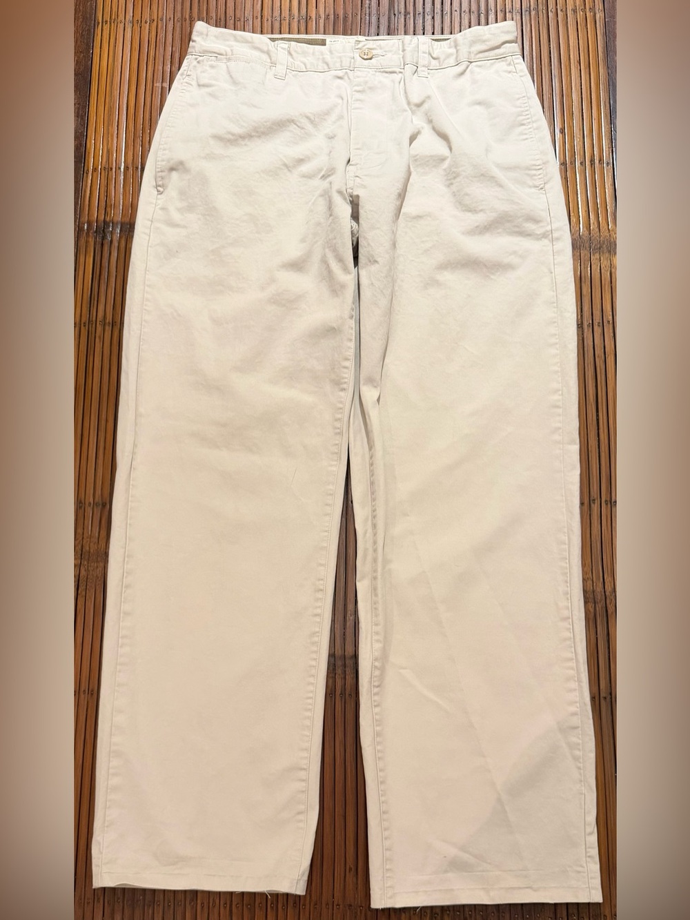 GAP Hudson Chino Khaki Pants Size 32 x 30